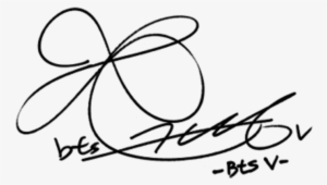 Bts' V Signature - Bts V Signature