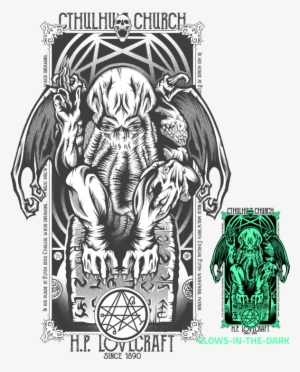 Cthulhu Church By Fearcheck - Necronomicon Gate Pendant - Occult Symbol Necklace