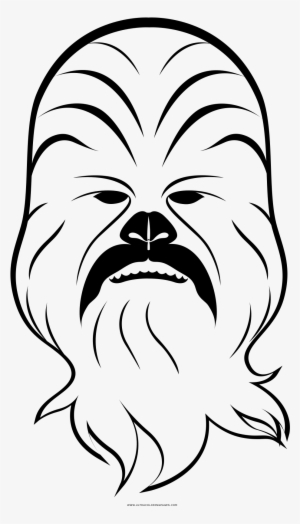 Chewbacca Coloring Page - Para Dibujar De Chewaca