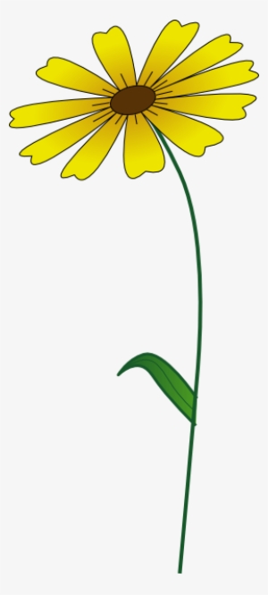 Yellow Flower Drawing Png