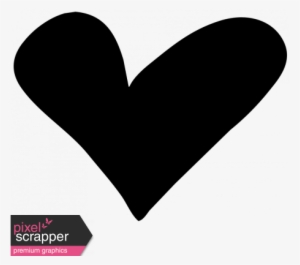 Heart Shape 04 Template - Digital Scrapbooking