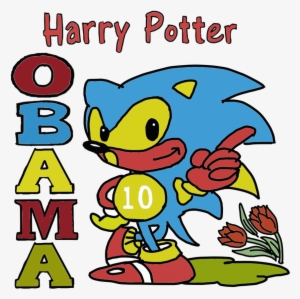 Its Transparent And Its Sonic Harry Potter Obama - Harry Potter Obama Png