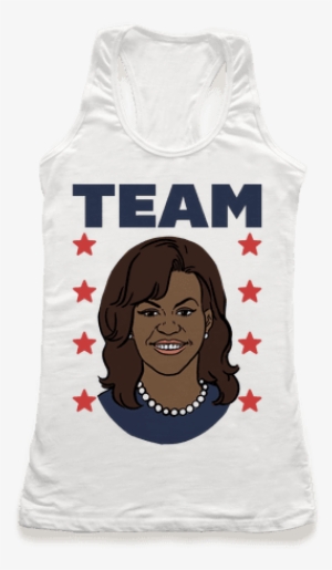 Tag Team Barack & Michelle Obama 2 Racerback Tank Top - Barack Obama