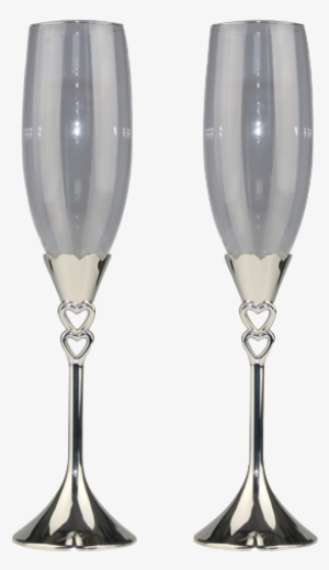 Champagne Toast Png - Silver Champagne Glasses Png