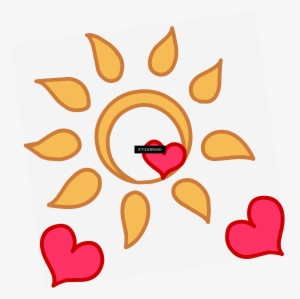 Sunshine - Sun And Hearts Cutie Mark