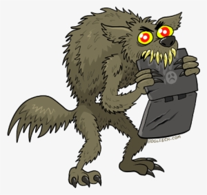 Werewolf Clipart Werewolf Transformation - T-shirt