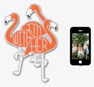 Flamingo Pin Digital Download - Smartphone