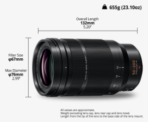 Lumix G Leica 50 200mm Telephoto Zoom Lens H Es50200 - Lumix 50 100 G9