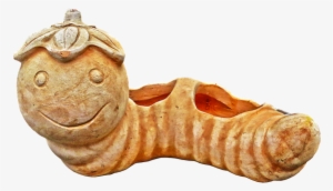 Free Photo Planting Trough Figure Planter Caterpillar - Ceramic Caterpillar Planter