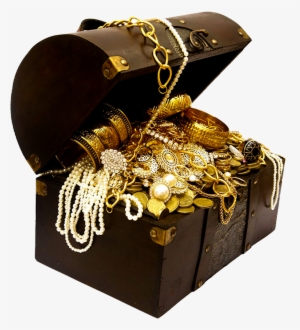 Buried Hunting Treasures Transprent - Open Jewellery Box With Jewellery