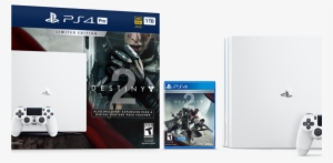 Limited Edition Destiny 2 Glacier White Ps4 Pro Bundle - Playstation 4 Pro 1tb Destiny 2 Bundle