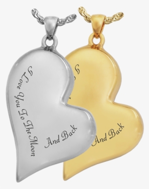Wholesale Teardrop Heart With Text In Silver Or Gold