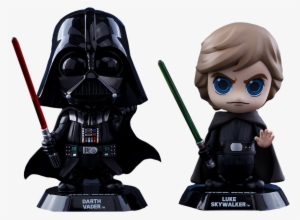 Luke Skywalker & Darth Vader Cosbaby - Star Wars - Luke Skywalker & Darth Vader Return