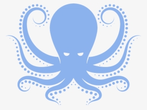 Octopus Png Transparent Images - Octopus Vinyl Sticker Wall Art, Black