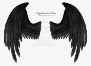 Ailes De Demon Png - Black Raven Wings Png