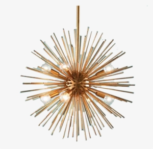 Starburst Gold Chandelier Designer