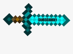 Minecraft Diamond Sword Png Download - Minecraft Diamond Sword
