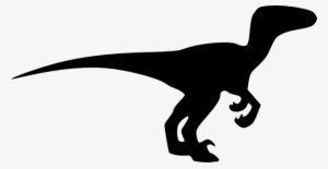 Velociraptor Silhouette Clip Art - Velociraptor Silhouette