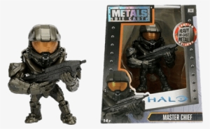 Master Chief 4" Metals Die-cast Action Figure - Metals Die Cast Halo