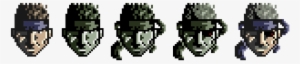 Solid Snake Pixel By Ruokdbz98 - Cartoon