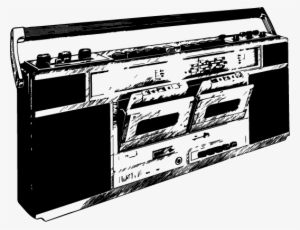 80's Boombox - Boombox Png Transparent