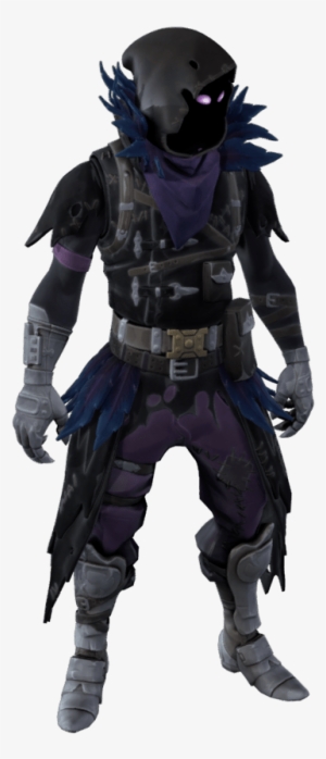 Raven Fortnite Back View