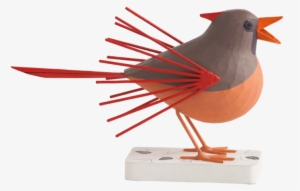 Female Cardinal Png - Gold Leaf Design Group Wd2331-f Charley Harper Licensed