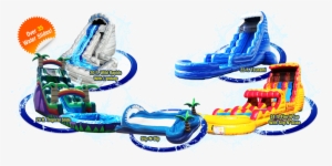 Ez Inflatables 22 Ft. Fire And Ice Slip And Slide -