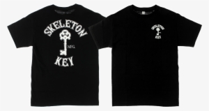 Skateboarding Brand Skeleton Key T-shirts Are High