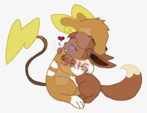 28 Collection Of Alolan Raichu Drawing - Eevee And Alolan Raichu