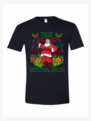 Feliz Navidad - Red Hot Chili Pepper Black T Shirt