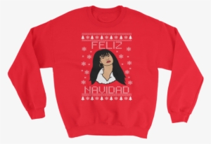 Queen Feliz Navidad Ugly Christmas Sweater - Frenchies Family Sweatshirt