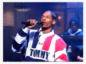 Snoop Dogg Wore A Signature Hilfiger Red, White, And - Snoop Dogg Snl 1994