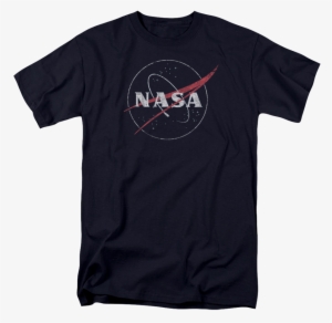 Distressed Logo Nasa T-shirt - Firefly T Shirts