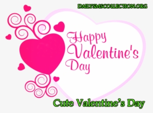 Top 100 Cute Valentine's Day Quotes {*romantic*} - Happy Valentines Day Heart Png