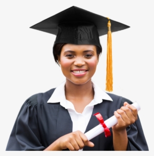 Students Graduation Png - Black Student Graduate Png