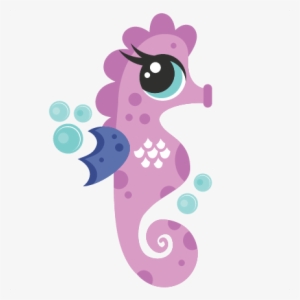 Seahorse Scrapbook Cut File Cute Clipart Files For - Cricut
