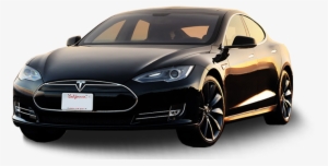 Tesla Car Png - Car On Road Png