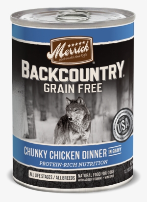 Backcountry Chunky Chicken Dinner In Gravy - Merrick Backcountry Real Chicken