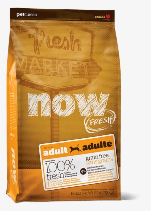 Now Fresh Grain Free Adult Dog Food Recipe - Petcurean Now Grain Free Adult Dog Food 25 Lbs