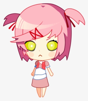 Edited Mediachibi Little Sister Natsuki - Doki Doki Natsuki Sticker