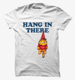 Garfield Hang In There Tshirt - Straight Out Punjab T Shirt