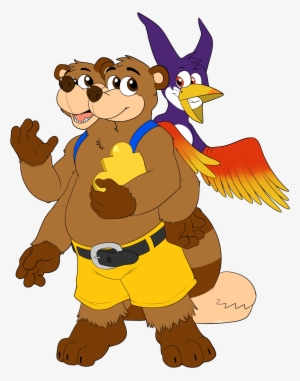 Bear And Bird - Cartoon