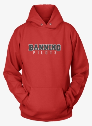 Banning Pilots Hoodie Red - Favorite Hockey Players - Mine Call Me Dad