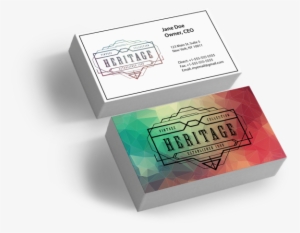 Business Card With An Eye-catching Front & Informative - Information