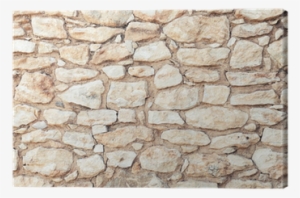 Background Photo Texture Of Yellow Stone Wall Canvas - Textura Muro De Piedra