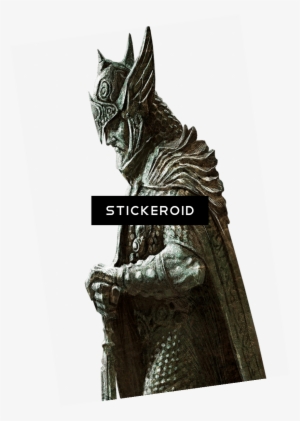 Elder Scrolls Skyrim Statue Side View - Statue