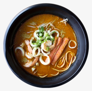 Seafood Curry Laksa Served With Mixed Seafood And Noodles - Thukpa