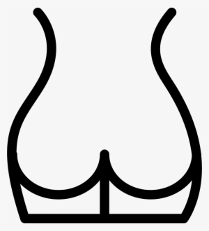 Png File Svg - Outline Of A Butt