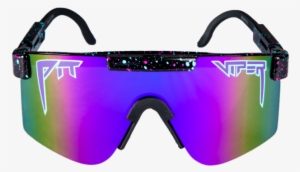 The Night Falls Black And Purple Pit Viper Sunglasses - Sunglasses